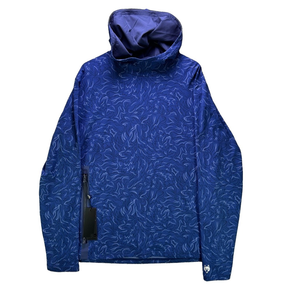 Greyson Golf Hoodie Mens XL Blue Cokato Den Of Thieves AOP Lightweight NWT $210